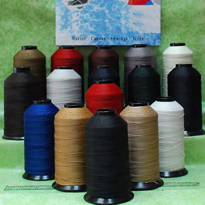 T90 #92 Bonded Nylon Sewing Thread For Upholstery Outdoor Shoes Leather Car Seat • $11.92