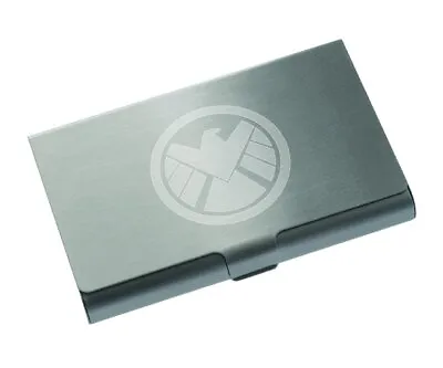 Marvel S.H.I.E.L.D Shield Stainless Steel Business Men Credit Card Holder Wallet • $8.79