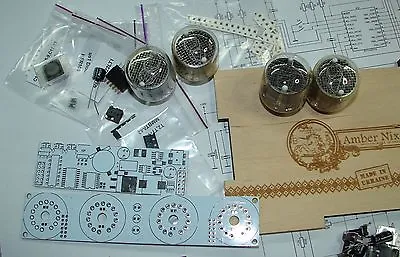 £82.74 • Buy Nixie Tube Clock Kit 2.3 With IN-4 Tubes In Wood Box