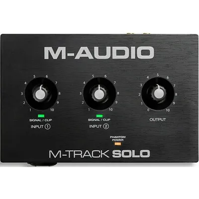 M-Audio M-Track Solo 2-Channel USB Audio Interface • $49