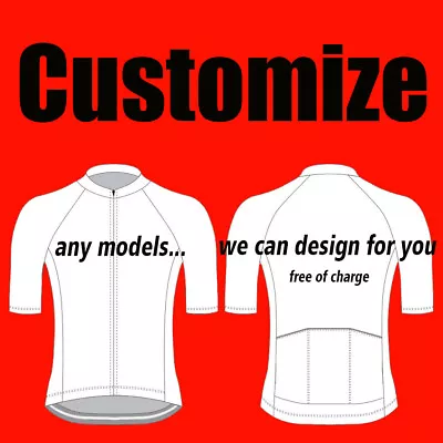 Customized Cycling Jersey Factory OEM Design Top Shirt Personalized Bike Clothes • $25.99