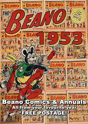 Beano Comics & Annual From 1953 #546 - 597 Choose Your Issue **Free P&P** • £20