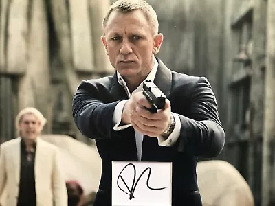 Daniel Craig James Bond 16 X 12 Signed Card • £120