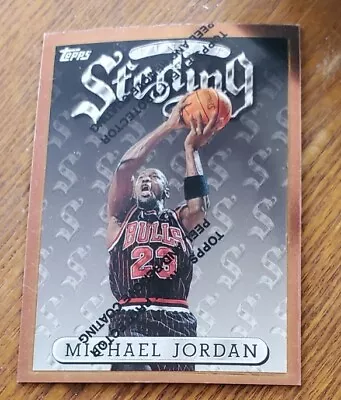 1996 Topps Finest Sterling #50 Michael Jordan W/Coating Bulls  • $24.99