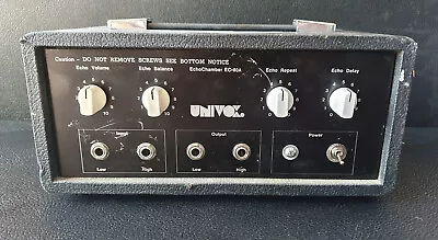 1970s Univox EC-80A Echo Chamber Japan Tape Echo Unit MIJ • $363.46