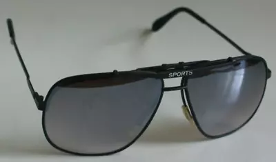 NWOT TruVintage Retro Flip Up Navigator Style Gradient Smoke Mirror Lens Sunglas • $69.99