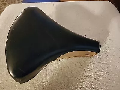 Selle San Marco Duel SPRING Saddle Leather Seat Retro Italy Eroica Vintage  • $49.99