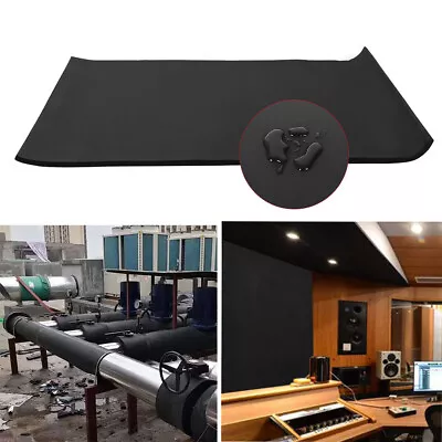 £16.95 • Buy 2Mx1M Closed Cell Rubber Foam Sheet Insulation Sound Deadening Waterproof 10MM