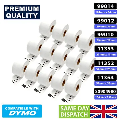 Address Labels For DYMO 99010/12/14 11352/54 4XL LabelWriter Printer Compatible • £401.57