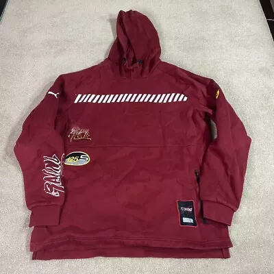 $39.90 • Buy Puma Jumper Mens Large L Red Ferrari SF Racing Hoodie Sweatshirt Embroidered