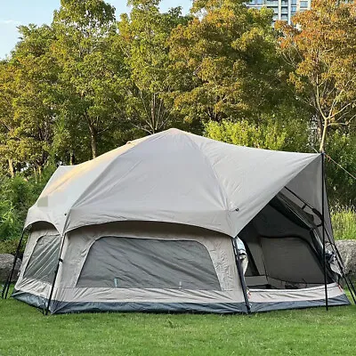 6 Person Instant Pop Up Double Layer Camping Family Tent Easy Set Up • $328.90