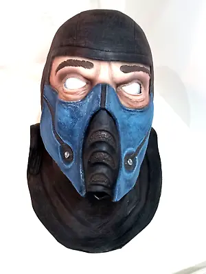 Mortal Kombat Sub-Zero Full Mask WARNER BROS Mask Full Head Cosplay Mask COOL! • $65.74