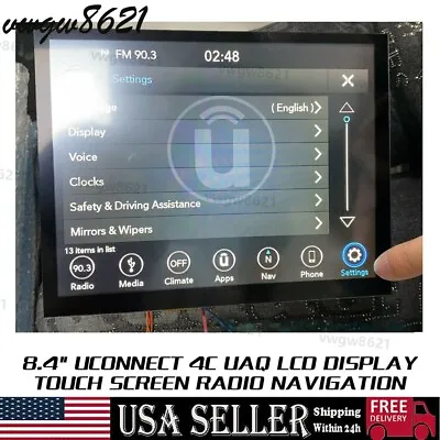 17-19 Replacement 8.4  Uconnect 4C UAQ LCD Display Touch Screen Radio Navigation • $155.99