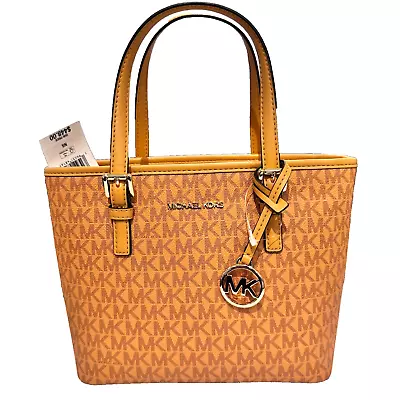 Michael Kors Jet Set Travel Carryall XS Tote Crossbody Bag Cider CLEARANCE • $77.75