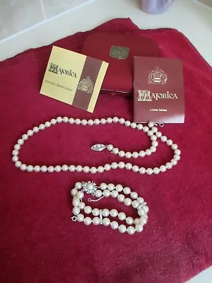 Majorica Pearls And Bracelet • $375