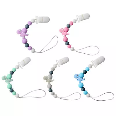 Newborn Baby Infant Dummy Pacifier Soother Plastic Chain Clip Holder Teether • $8.63