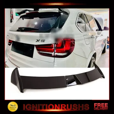 Gloss Black For Bmw X5 F15 Rear Boot Roof Spoiler Oettinger Style 2013-2018 • £69.59
