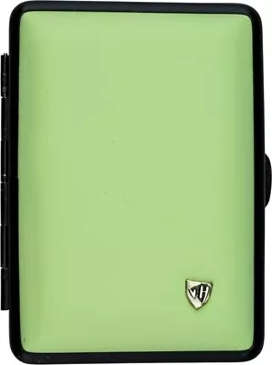 $45.22 • Buy VOM HOFE GERMAN ×14 NORMAL CIGARETTE LIME GREEN LEATHER CASE W ELASTIC BANDS