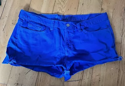 J Brand Cut-off Shorts Size 32 Royal Blue Color • $24.95