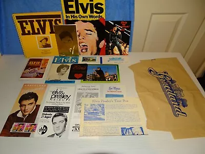 Elvis Presley Collection * Books Vinyl Cd Graceland Memorabilia Ect * Lot 1. • $95