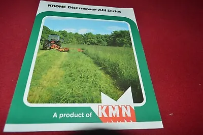 Krone AM 166 201 241 Disc Mower Dealers Brochure CDIL  • $17.99