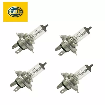 Porsche Set Of 4 Bulbs H4 12V-55/100W  Off Road Use Only  HELLA H83140141 • $61.13