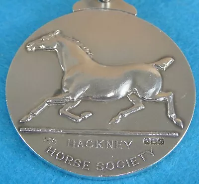 Superb Sterling Silver Medal Hackney Horse Society Horses Mappin & Webb 1927 • $192.72