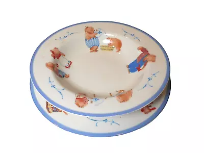 Villeroy & Boch Three Bears Plate & Bowl • $24.99