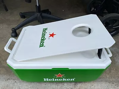 Heineken Heineken's Cornhole Game And Cooler - Vintage & Collectibles Brand New! • $120