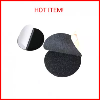 Bigger Round Size Self Adhesive 6 Pack 4 Inch Hook Loop Tape Dots With Super Sti • $15.39