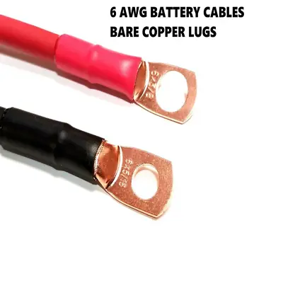 $10.99 • Buy 6 -24  6 AWG Gauge Copper Battery Cable Power Wire Car, Marine, Inverter, RV