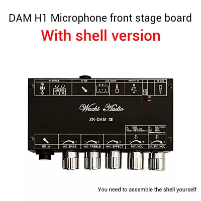 DAM H1 Karaoke Reverb Board Microphone Preamp Board Bluetooth USB Decoding TWS • £22.38