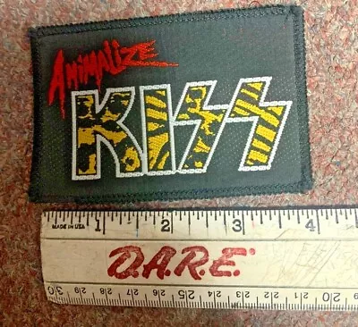 VINTAGE PATCH Kiss Animalize 1984 Rare Mark St. John Gene Simmons Memorabilia  • $41.94