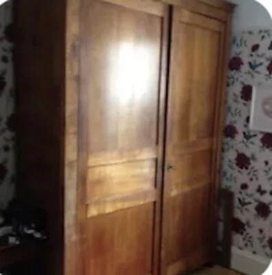 £175 • Buy Wardrobe/Linen Press - French Cherry Wood H253cm X D70cm X L188cm
