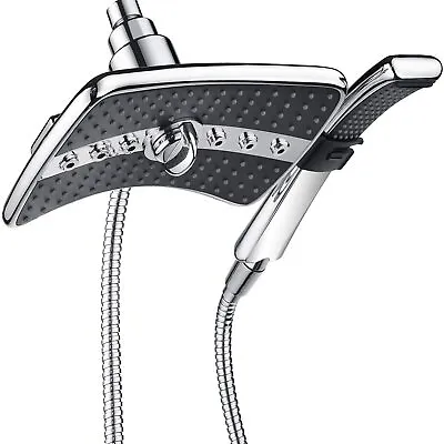   Bright Showers  Multi Function Rain Chrome Shower Head PSS3919-01  • $26.99