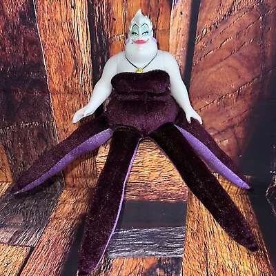 Disney The Little Mermaid URSULA Villain Plush Doll Rubber Body RARE • $24.85