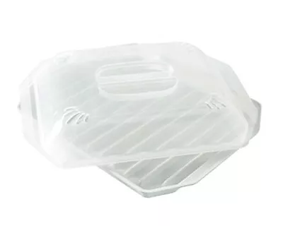 Nordic Ware Bacon Rack With Lid 10.25x8x2 Inches White • $15.99