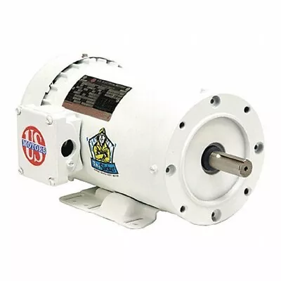 US Motors WD34C2JCR 3/4HP 1PH 115/208-230V 1725 RPM 56C Washdown Motor • $533.72