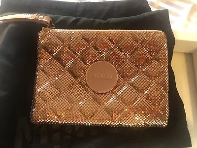 Mimco Gold Mesh Pouch Bag..Brandnew $110 • $71.76