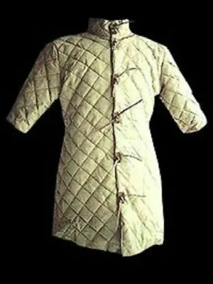 Viking Medieval Costume Camel Color Gambeson Role Play Movies Theater Clothing • $80