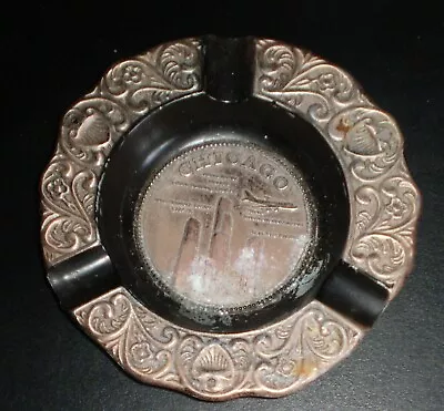 Vintage Ornate Metal Chicago Landmarks Souvenir Ashtray • $12.99