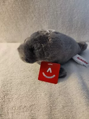 Aurora Mini Flopsie Manny Manatee Plush Toy Animal 8  NWT  • $10