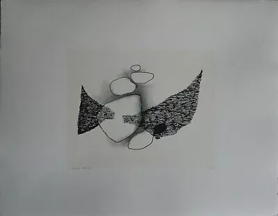 Luigi Veronesi Lithography Composition N 1 70x50 1961/1976 Signed Numbered • $153.05