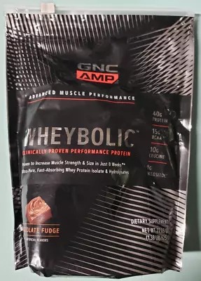 GNC AMP - WHEYBOLIC Performance Protein - 1.38 Lbs - Chocolate Fudge - Ex 5/2024 • $23.99
