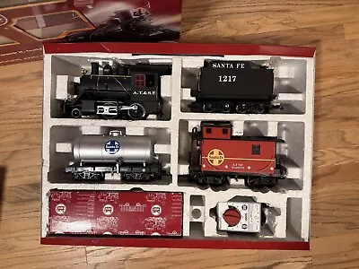 LGB Santa Fe Freight Train Starter Set 72423 G Scale Complete W/ Box Tested • $350