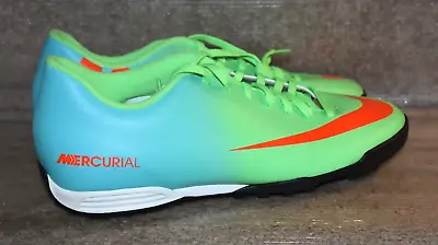 Men's Nike Mercurial Vortex TF Soccer Shoes Indoor Football - Size US 10.5 • $44