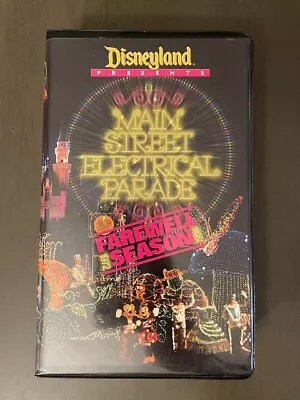 VHS Disneyland Presents Main Street Electrical Parade Farewell Season 1996 • $9.99