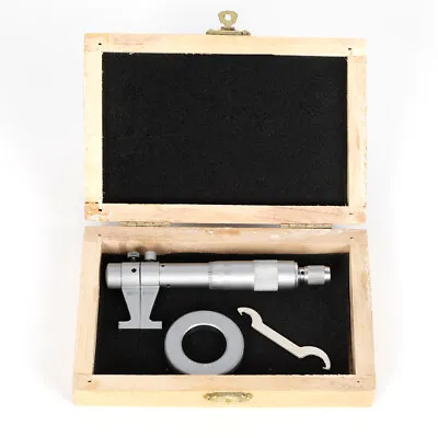 Inside Micrometer Screw Gauge Metric Internal Micrometers Measuring 25-50mm Tool • £25.57