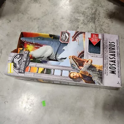 JURASSIC WORLD  MOSASAURUS Real Feel Park Dinosaur NEW Sh#3 • $50