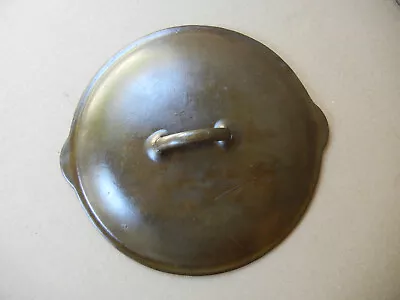 Vintage Vollrath Ware 11  Cast Iron Self Basting Double Spout Lid - Lid Only • $65